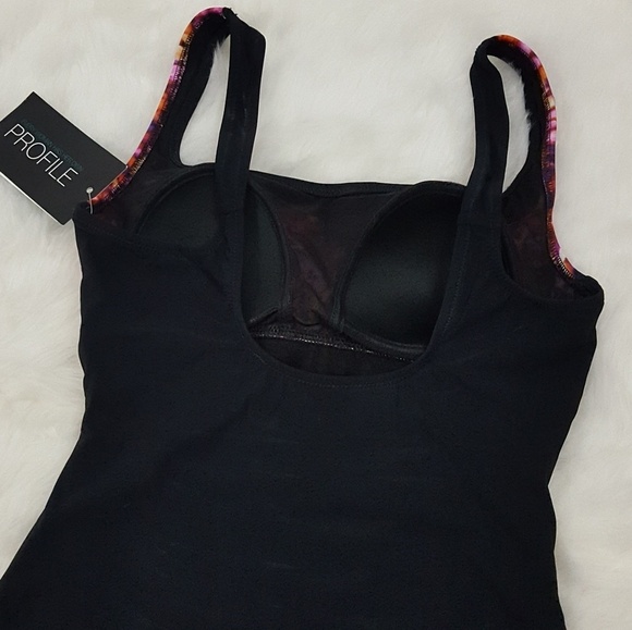 Profile -One Piece Black & Ruffle Swimsuit - Picture 4 of 6